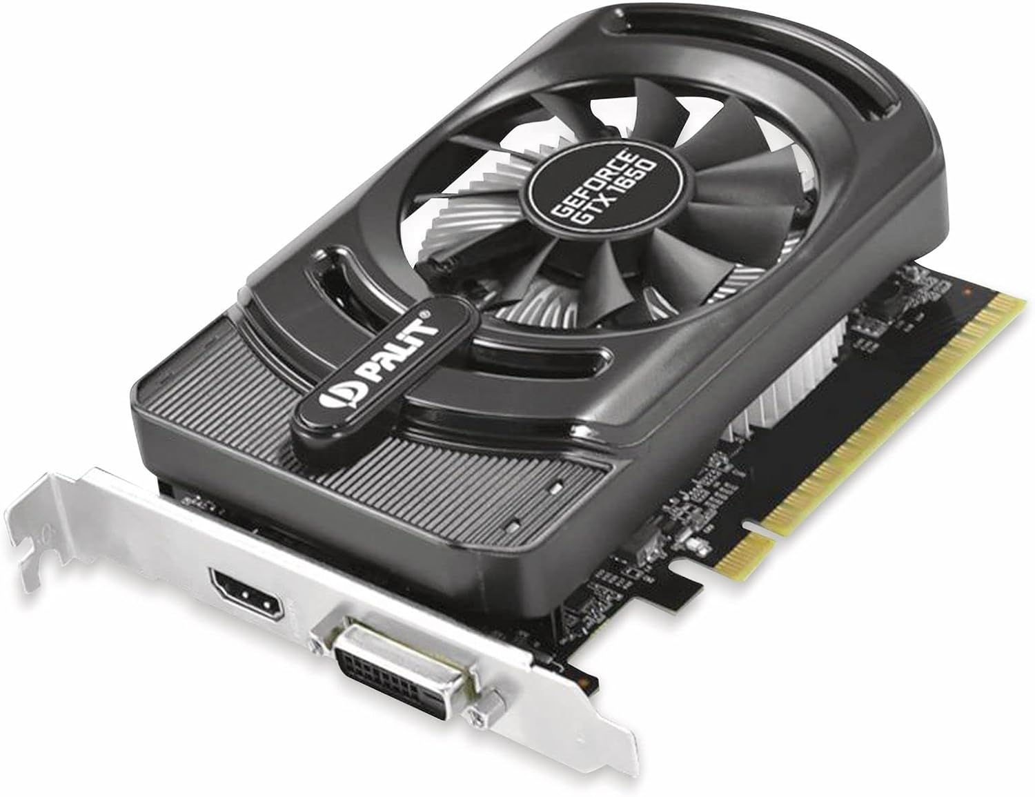 Palit GeForce GTX 1650 StormX - Scheda grafica GDDR5 da 4 GB, 896 Core, 1485 MHz, boost 1665 MHz Palit GeForce GTX 1650 StormX - Scheda grafica GDDR5 da 4 GB, 896 Core, 1485 MHz, boost 1665 MHz