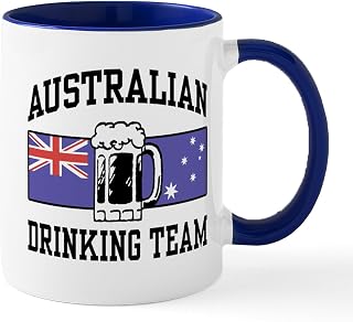CafePress Australian Drinking Team Mug 11 oz (325 ml) Ceramic Coffee Mug