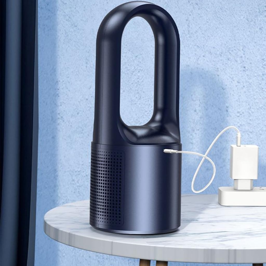 Ventilador USB de 6 velocidades, ventilador de plástico para oficina, ventilador de escritorio pequeño para dormitorio