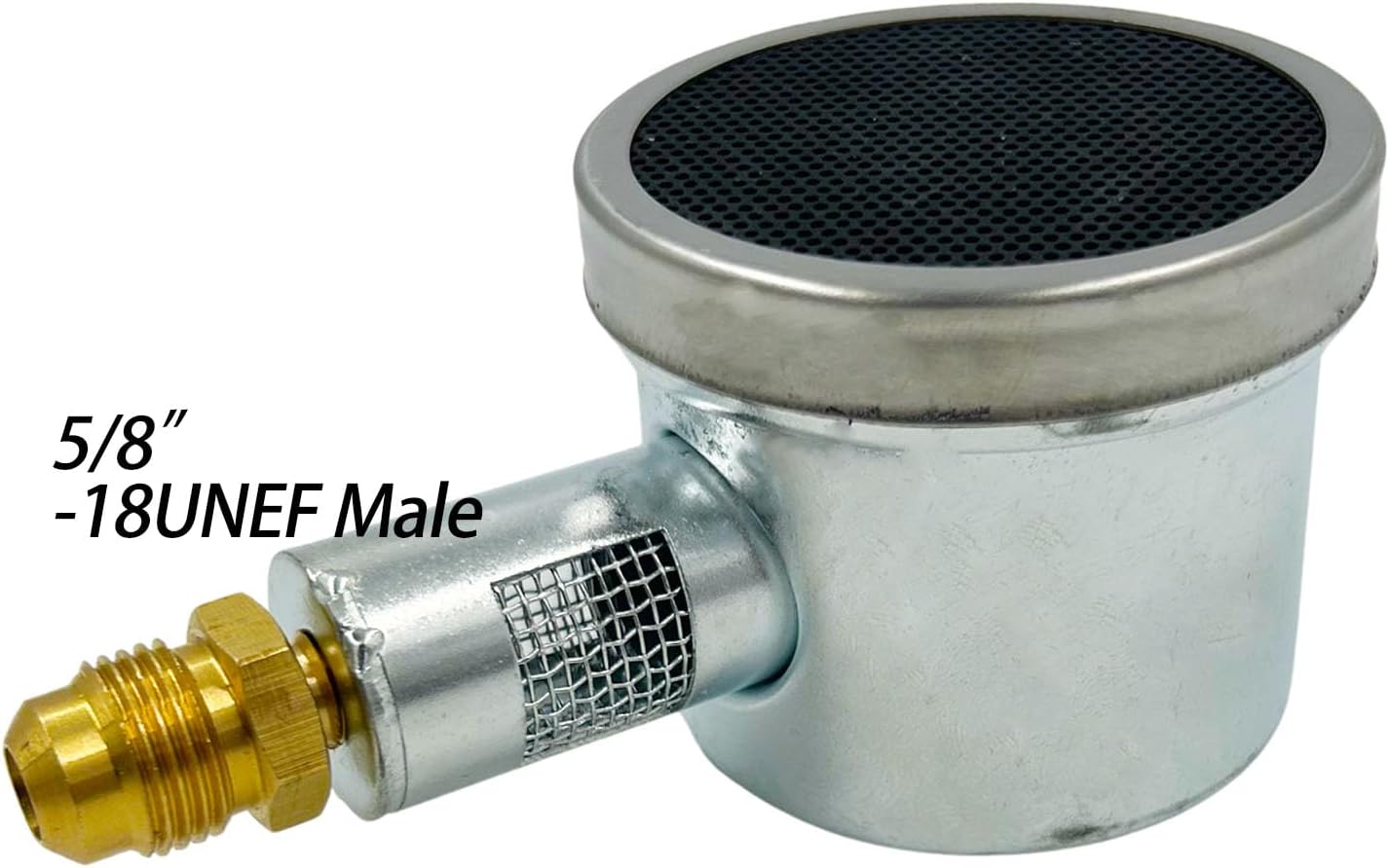 review MENSI Outdoor Propane LP Gas Glass Tube Patio Heater Parts Porch Deck Heater Steel Repalcement Infrared Ceramic Burner with Orifice Kit 42000 BTU