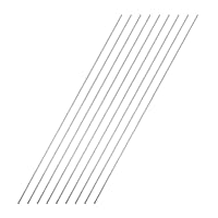 Vista 195 de uxcell Varilla redonda sólida de acero inoxidable 304 de 0.197 in x 5.906 in para manualidades de bricolaje - 10 piezas