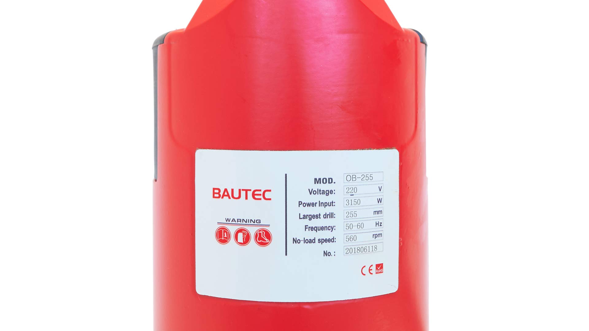 BAUTEC Kernbohrgerät EASYDRIVE 3150W Ø 255mm Nass Trocken Kernbohrmaschine