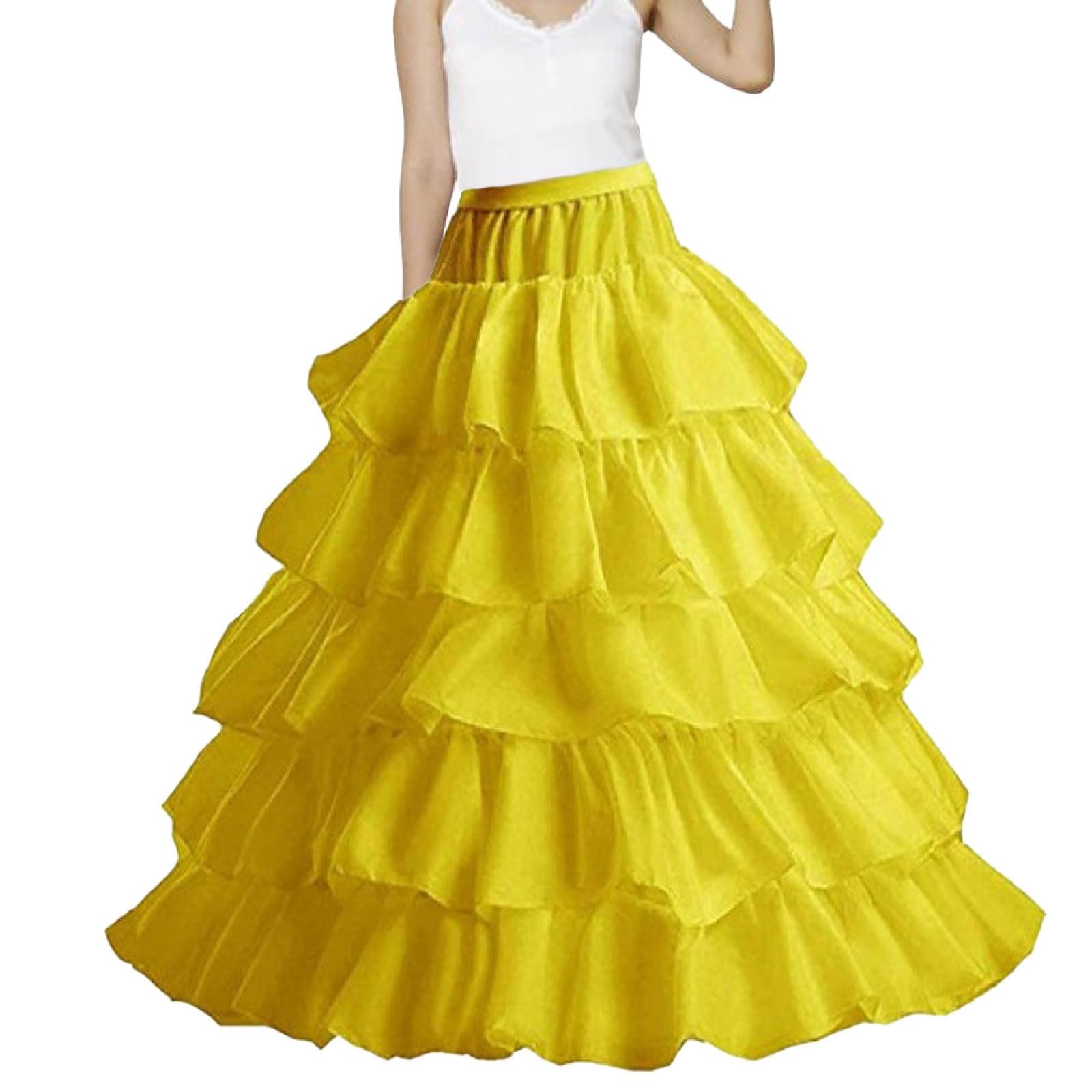 Damen Tutu Klassisch Rock Ballett Tüllrock Petticoat Unterrock Tütü Röcke Tüll mit Bogen 50er Ballet Elastisch Tanzrock Tanzkleid Ballkleid Karneval Kostüme Tanzen Mädchen Tanzröcke