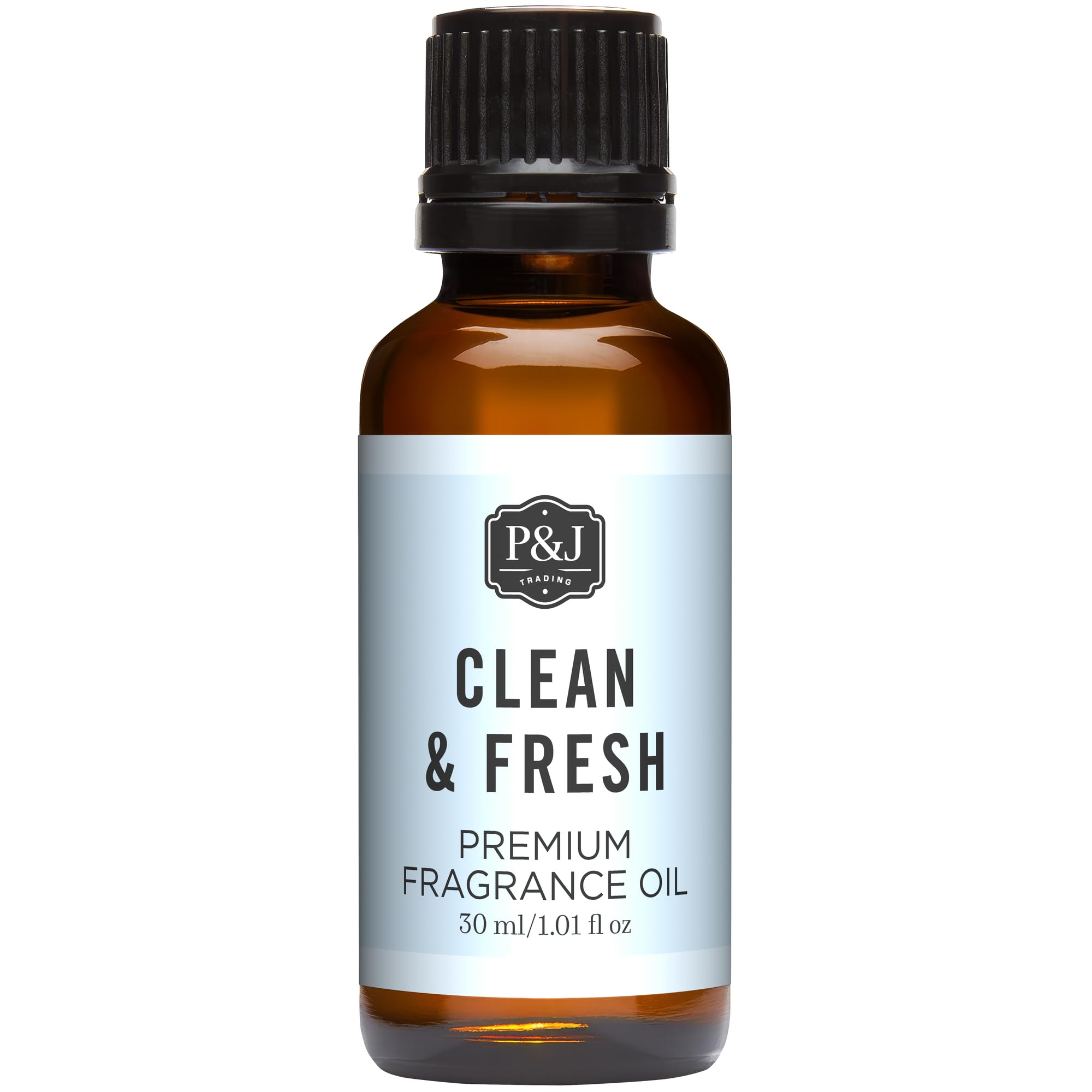 P&amp;J Trading Fragrance Oil | Clean &amp; Fresh Oil 30ml - Candle Scents for Candle Making, Freshie Scents, Soap Making Supplies, Diffuser Oil Scents