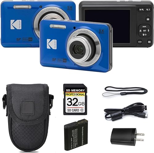 Miniatura 6 de Kodak PIXPRO FZ55 - Cámara digital, punto y disparo compacto de 16 MP, zoom óptico 5X, lente gran angular de 1.102 in, video Full HD 1080P, negro +