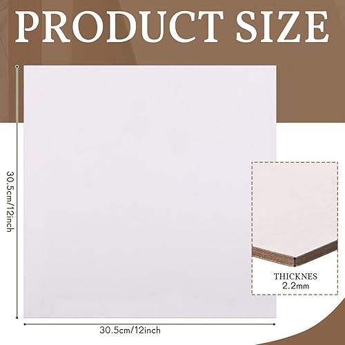 Miniatura 2 de 20 Piezas Tablero para Libros, Tablero de Encuadernadores Cartón Prensado Tablero para Libros de Diseño Kraft Láminas de Cartón Prensado de Servicio