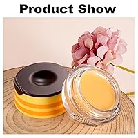 Vista 4 de 2 piezas de bálsamo labial de miel, mascarilla nocturna de propóleo con vitamina E hidratante, reduce eficazmente las líneas de los labios, previene