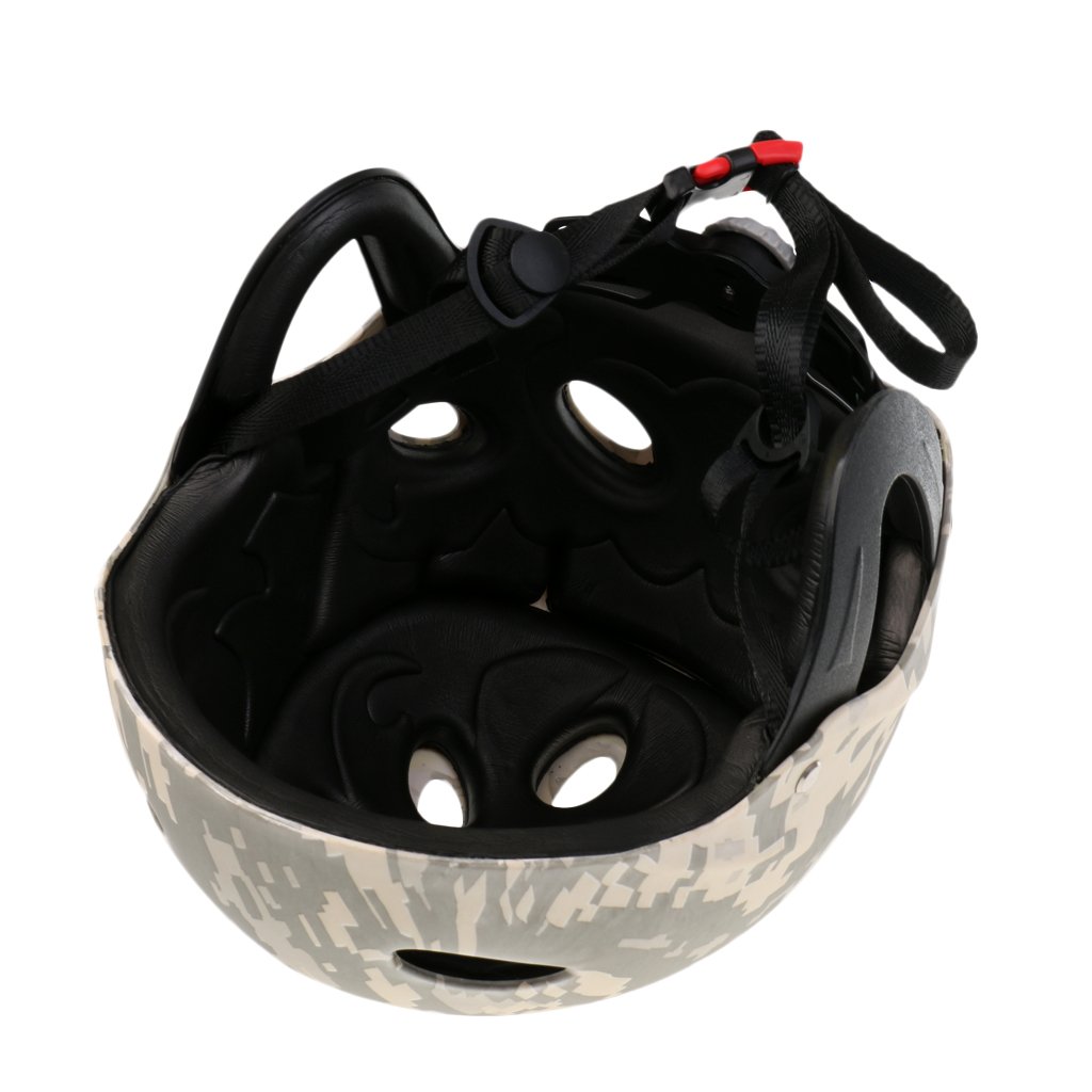 Casquette Rigide de Sécurité pour Kayak et Canoë pour Sports Adultes, Casque de sécurité réglable pour Sports Nautiques, pour Kayak, canoë, Rafting, Bateau, Gris, L