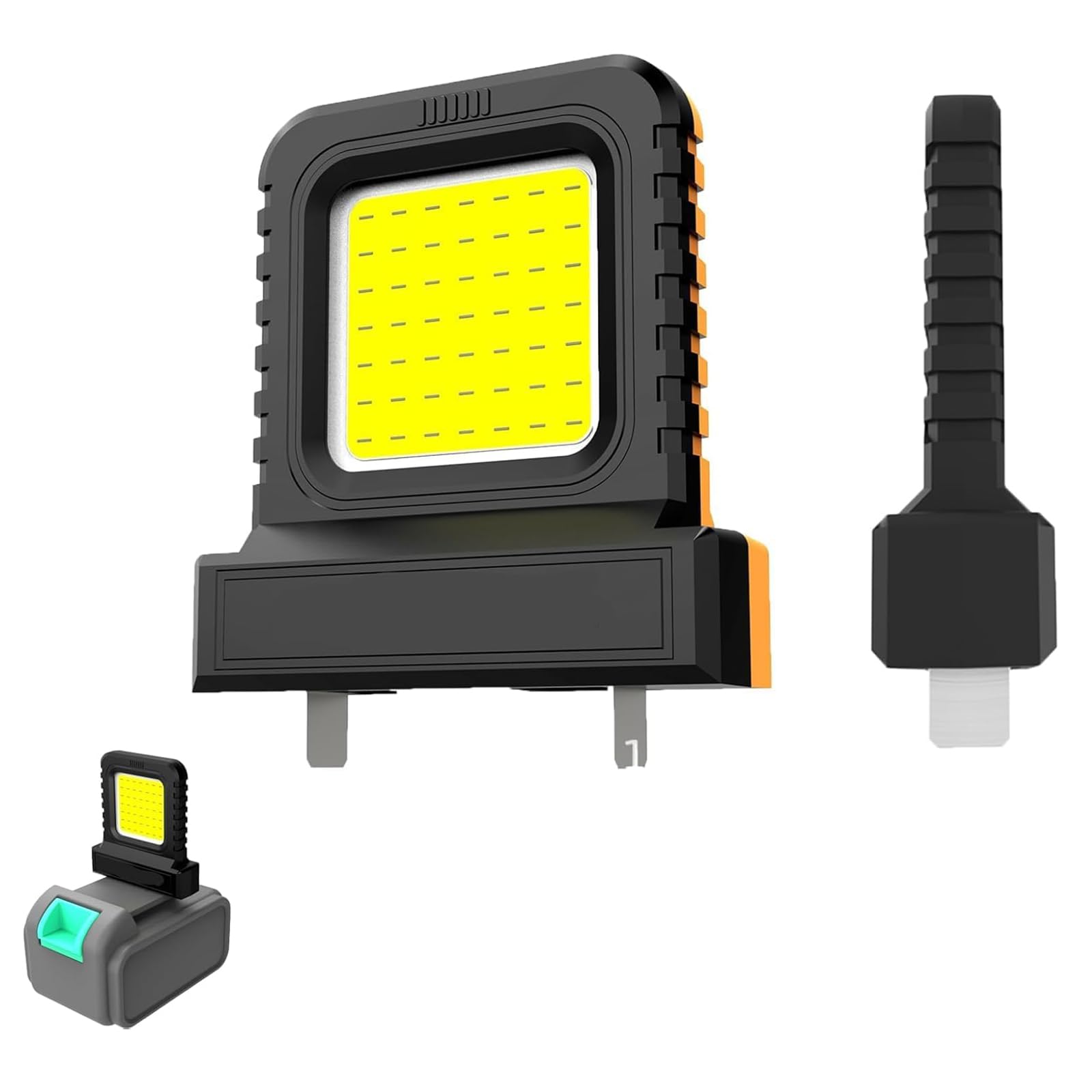Cordless LED Work Light for All Power Tool Batteries,High Brightness Floodlight,Portable Flashlight Jobsite Spotlight Tool, Lamp Flood Light for Repairing/Outdoor Camping/Emergency(No Battery) (1pcs)