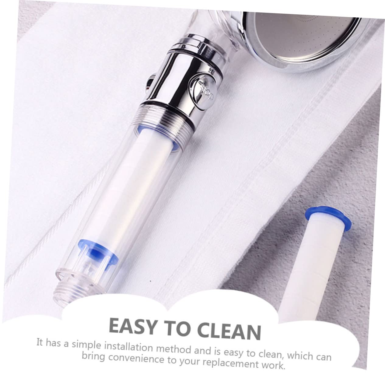 Anneome 30piezas Filtros De para Ducha De PP De Alta Compresión Filtros De Agua para Cabezal De Ducha De De Instalar y Limpiar