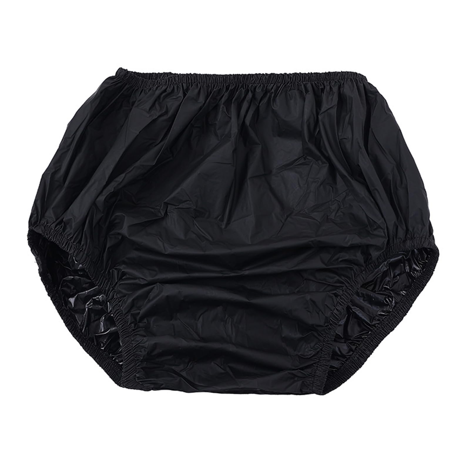 Lodoot Black Adult Incontinences Pants Water Resistant Reusable Diaper Covers Leakproof Underpant Pull On Underwear Briefs Adult Diapers Leak-Proof Underwear