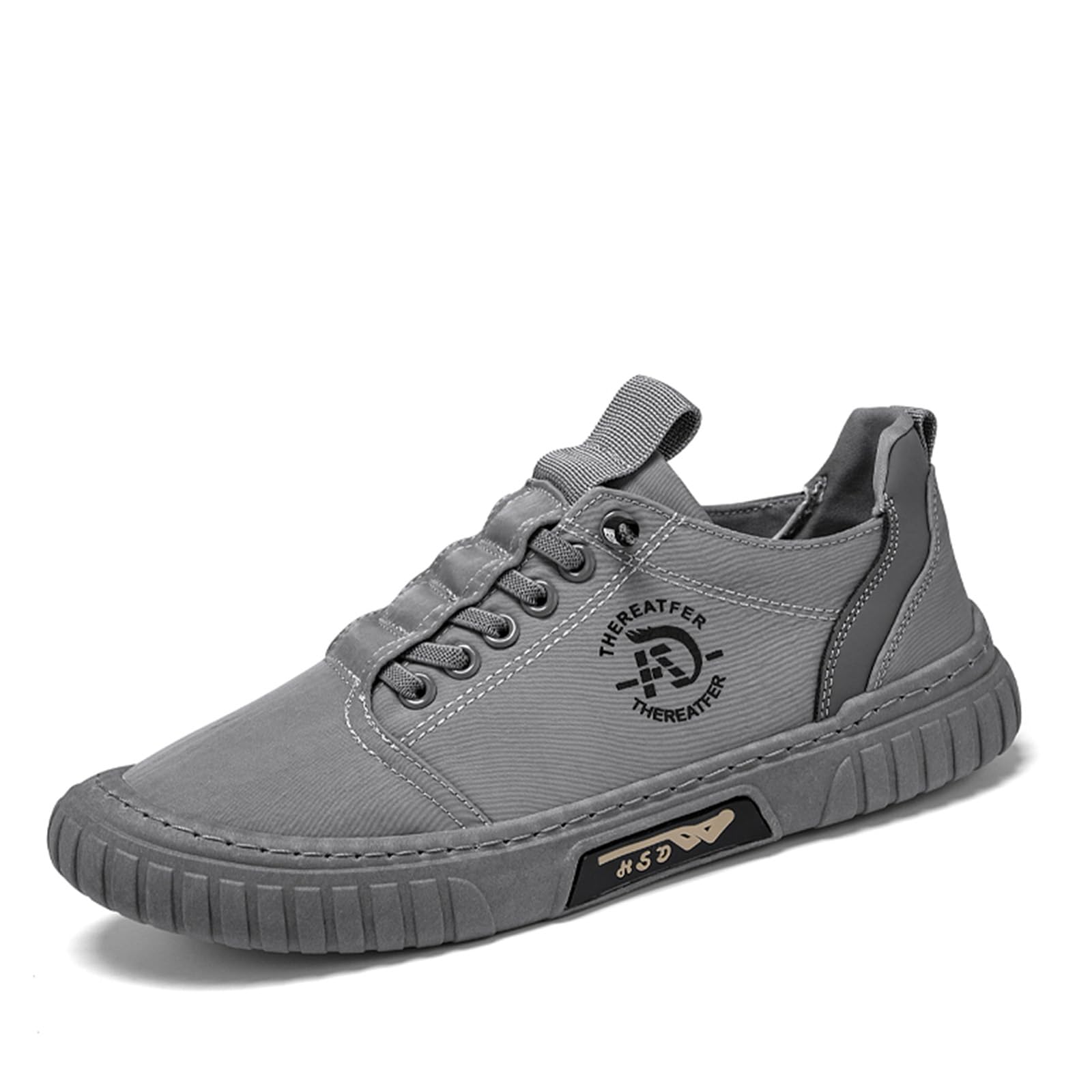 Men's Casual Breathable Walking Flats Shoes,Comfortable Skateboarding Sneakers for Men