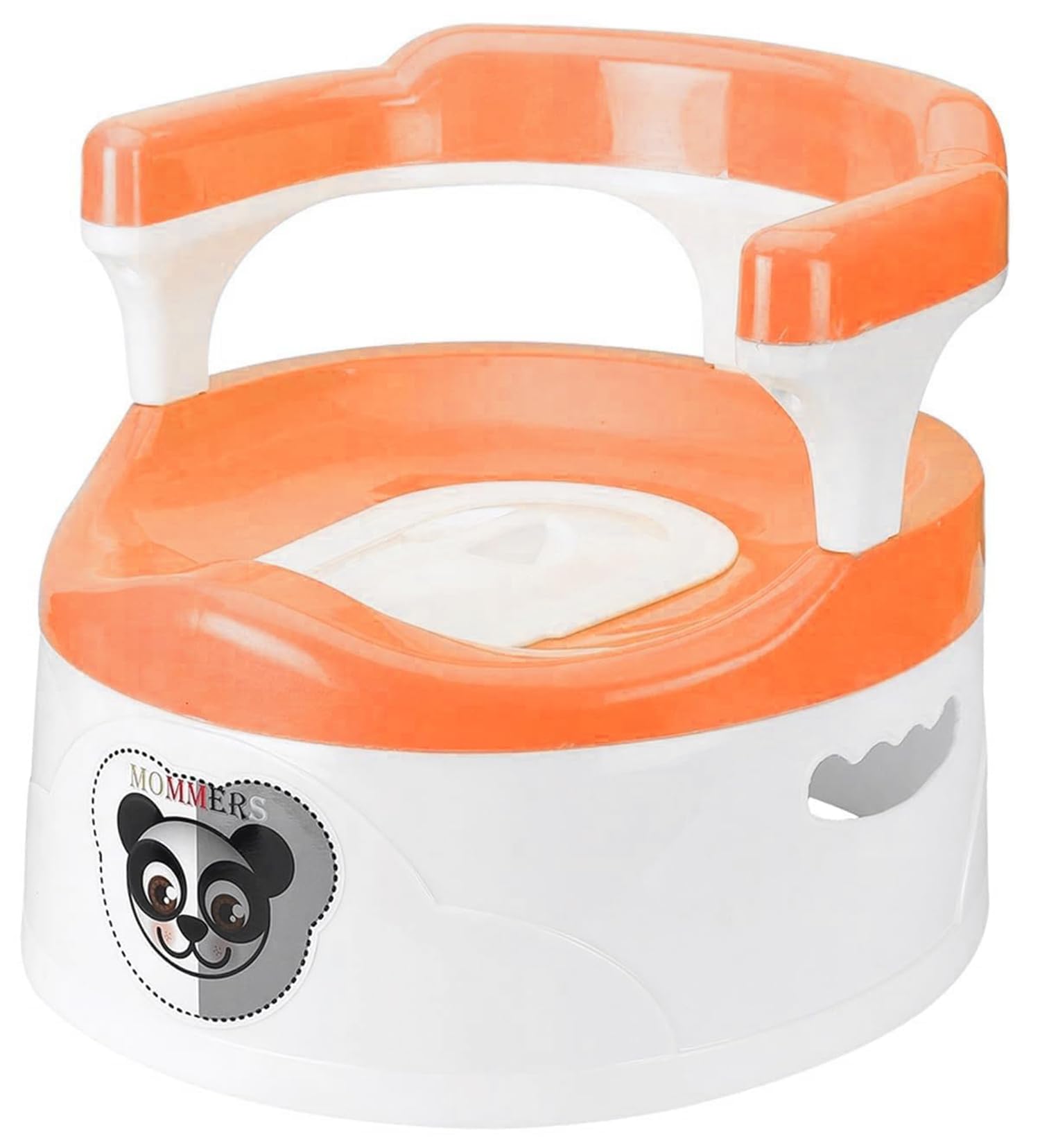 Baby Potty Training Seat, Floor Potty Trainer, Detachable Potty Bowl, Suitable for Boy/Girl Orange