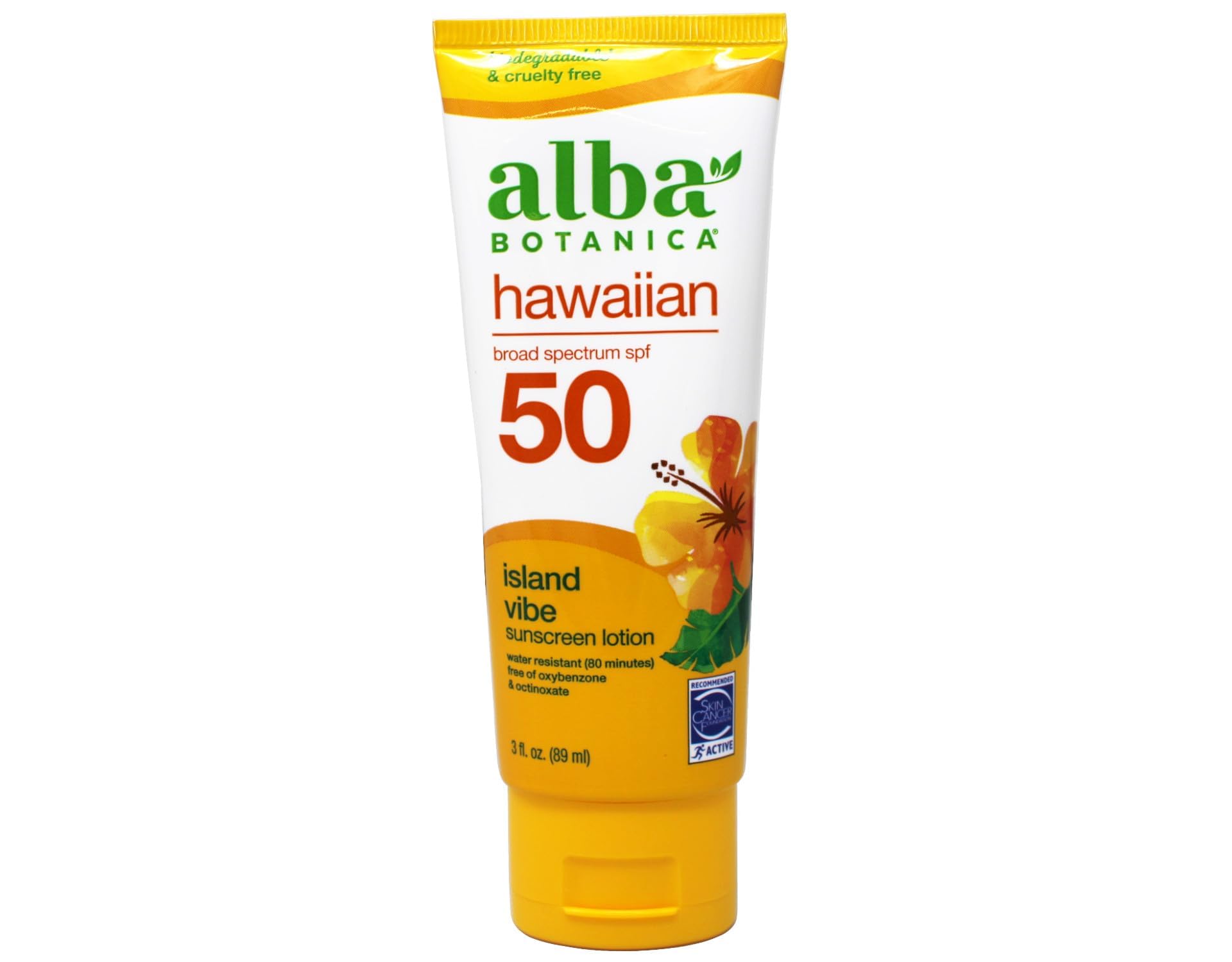 Alba Botanica Hawaiian, Green Tea Sunscreen SPF 50, 3 Ounce (Pack of 10)