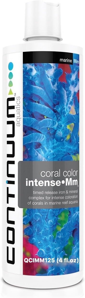 Coral Color Intense Mm, timed release iron & mineral complex for intense coloration of corals in marine reef aquaria, 125 ml