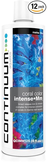 Continuum Aquatics Coral Color Intense-Mm, timed release iron & mineral complex for intense coloration of corals in marine reef aquaria, 125ml