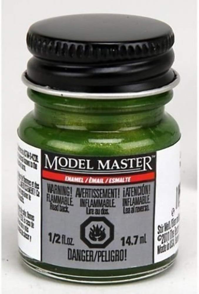 Testor'S 2777 1/2 Oz Lime Pearl Gloss Model Master Auto Enamel Paint