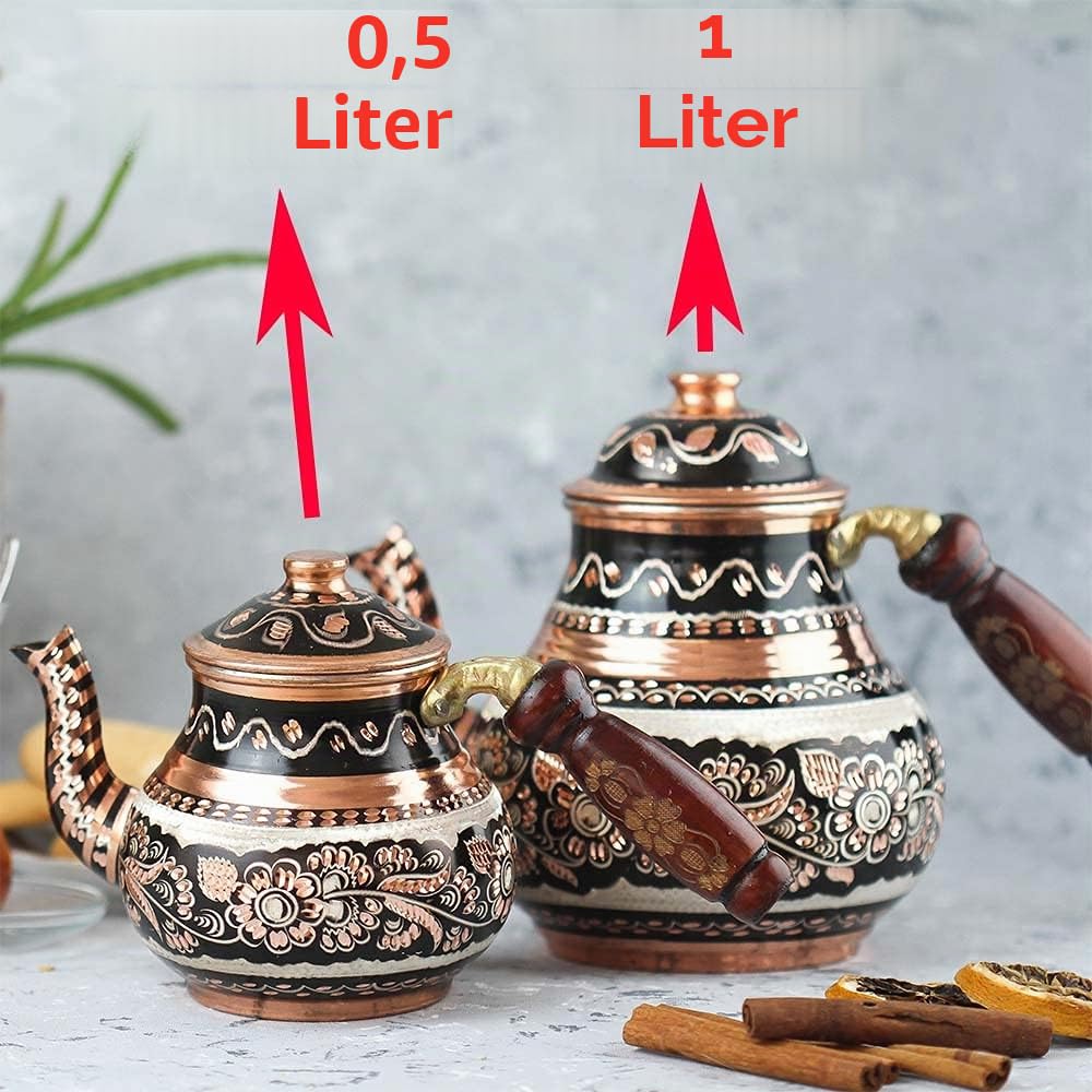 Türkische Teekanne, Teekessel, Topf-Set für Herd, Herd, dekoratives Teesieb, Vintage, antikes arabisches Bauernhaus, Tablett, Tassen, Servierparty, marokkanischer Dekor-Stil, persische Küche