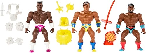 Masters of the Universe Origins Action Figure Rulers of The Sun Pack of 3 Kikto, Hologram & Zap-Man
