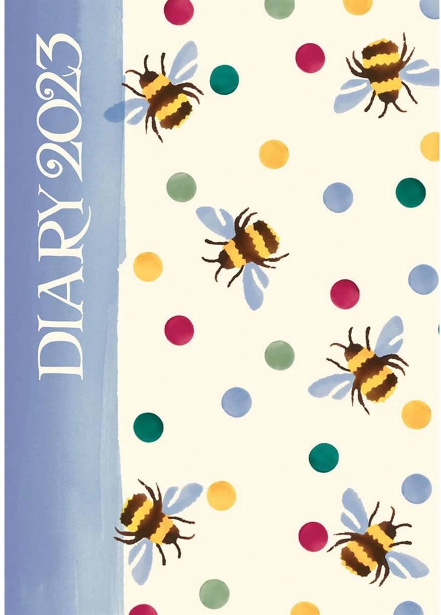 Emma Bridgewater, Polka Dot and Bee A6 Diary 2023