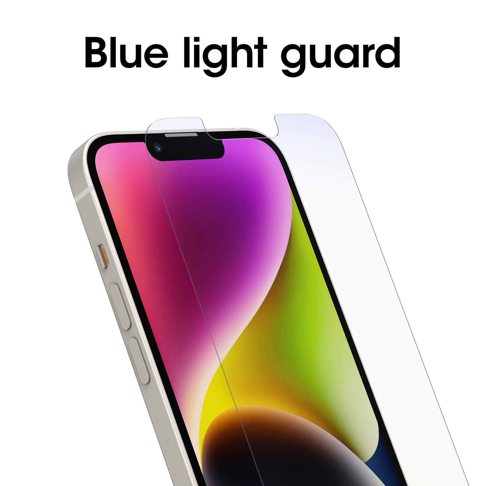 OtterBox AMPLIFY - Pellicola protettiva antibatterica in vetro per iPhone 14, iPhone 13 e iPhone 13 Pro