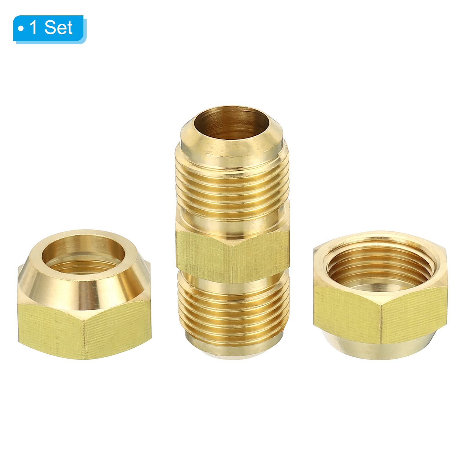 5 Conectores Rápidos Neumáticos De 1/2" PT - Codo 90° Para Tubo De 8mm, En Cobre Y Plástico (Azul)