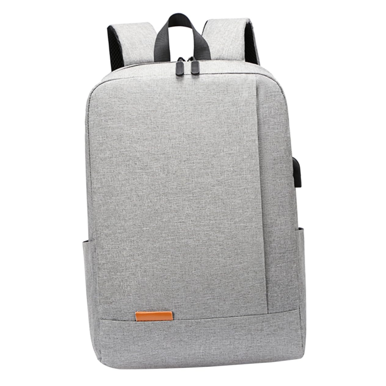 Cartable décontracté interface USB sac à dos mixte noir ordinateur - 8