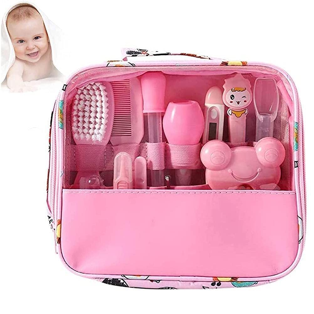 Kit de toilettage pour bébé 13 pièces, ensemble de soins de sécurité pour bébé, kit de toilettage pour bébé, outils de toilettage pour bébé, ensemble de manucure pour nouveau-né, ensemble