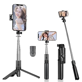 ミニ三脚付き自撮り棒 スマホスタンド Amazon | XXZU 自撮り棒 ミニ三脚 セルカ棒 スマホ三脚 スマホ