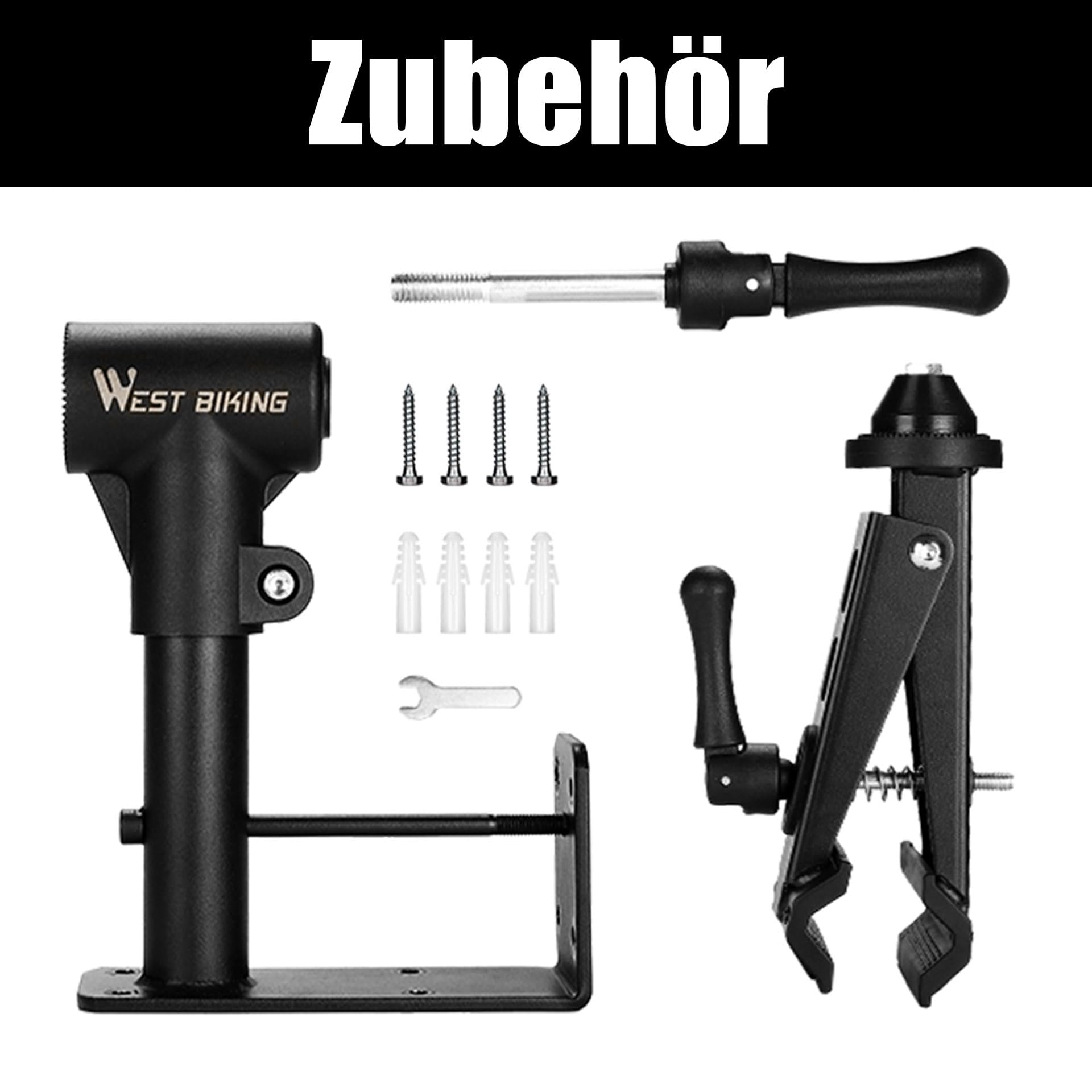 Mimoke 2 in 1 Fahrrad Reparaturständer Stabile Wand und Werkbank montage, Einstellbare karbonstahl konstruktion, Leichtbauweise, Tragfähigkeit bis zu 40KG für MTB & Straßenräder