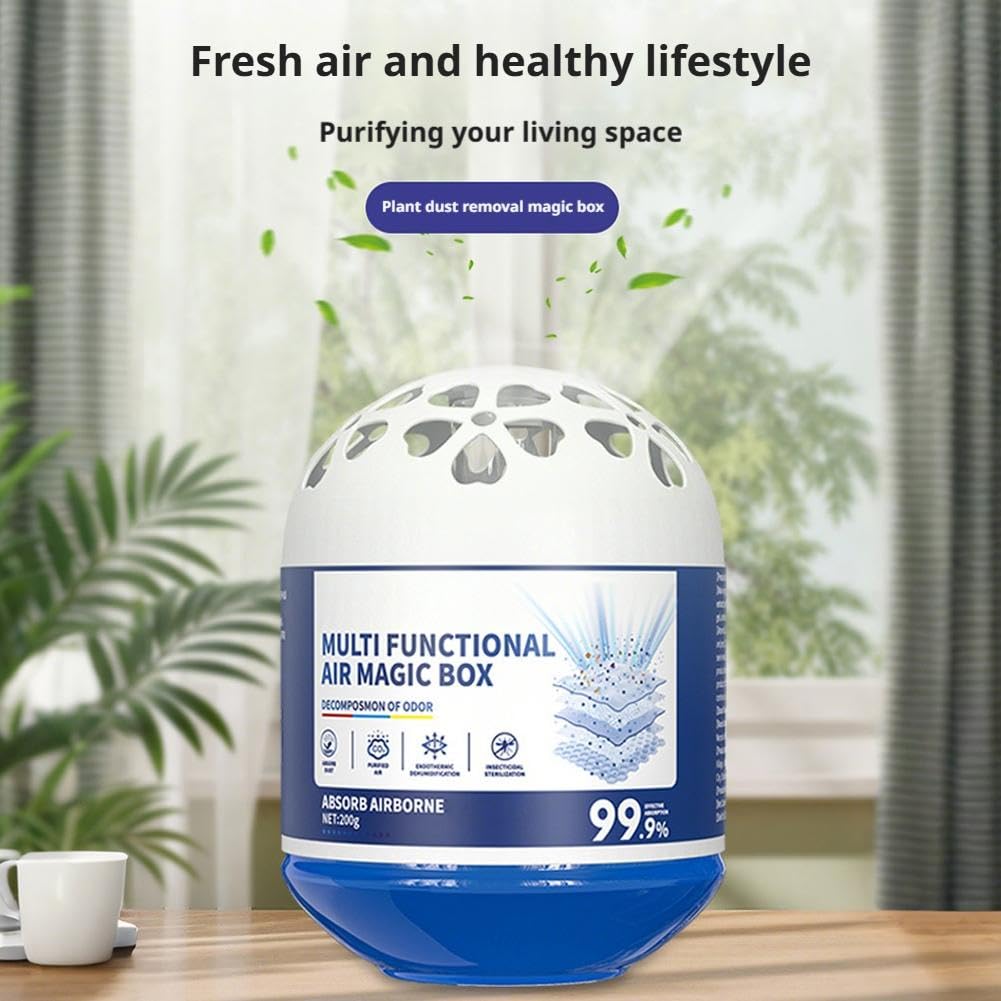 1/2/3pcs Multi Functional Air Magic Box Indoor Air Purification Dust Removal Magic Box,Automatic Dust Collection Multi-Functional AirMagicBox,Long-Lasting Freshness for Home Kids Pets Areas