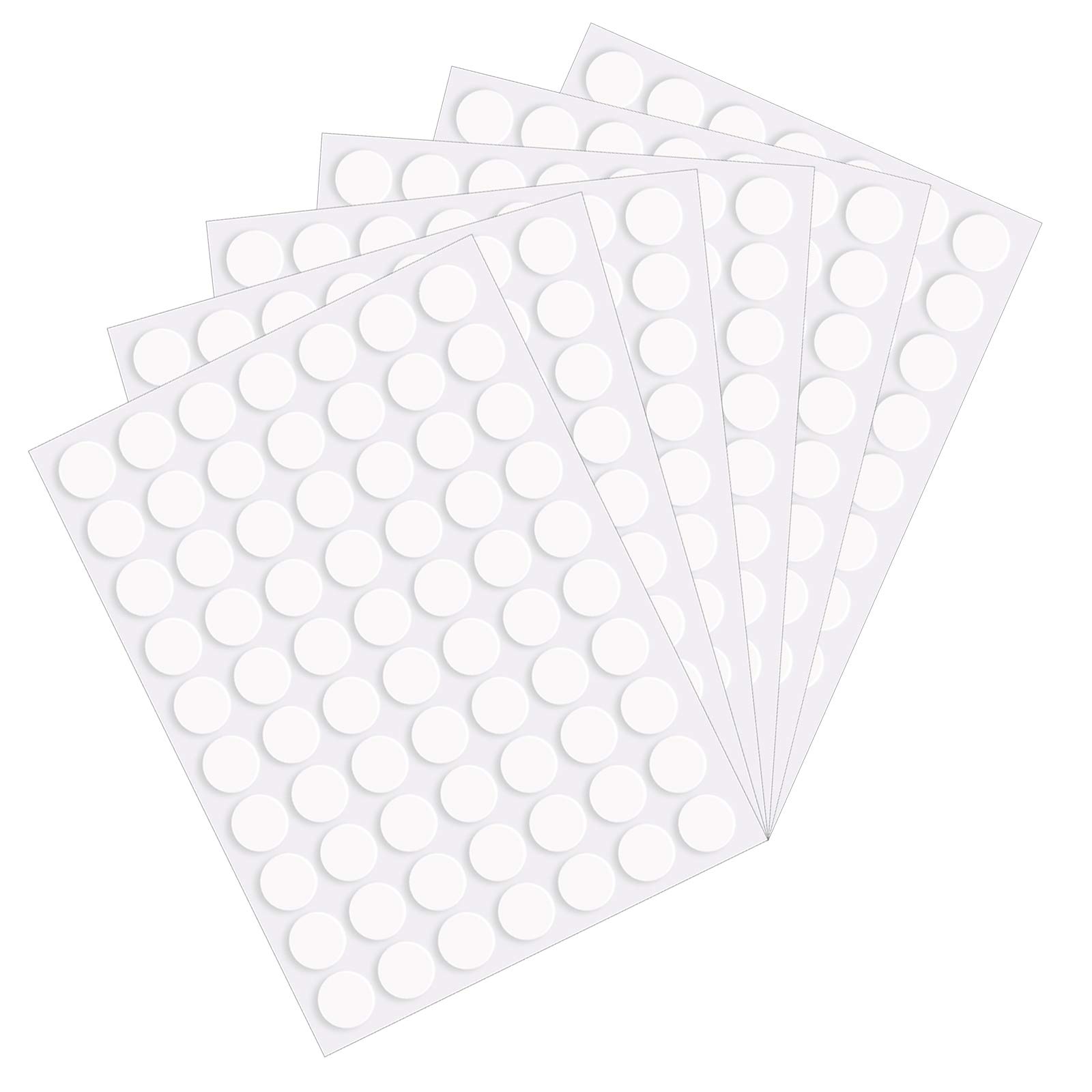 Segarty 両面テープ 丸型 はがせる 420枚 10mm 超強力 透明 防水 粘着 固定 のり残らず 家庭 オフィス 寮 学校 会社など適用 多機能 掲示用 写真張り付け 生活品