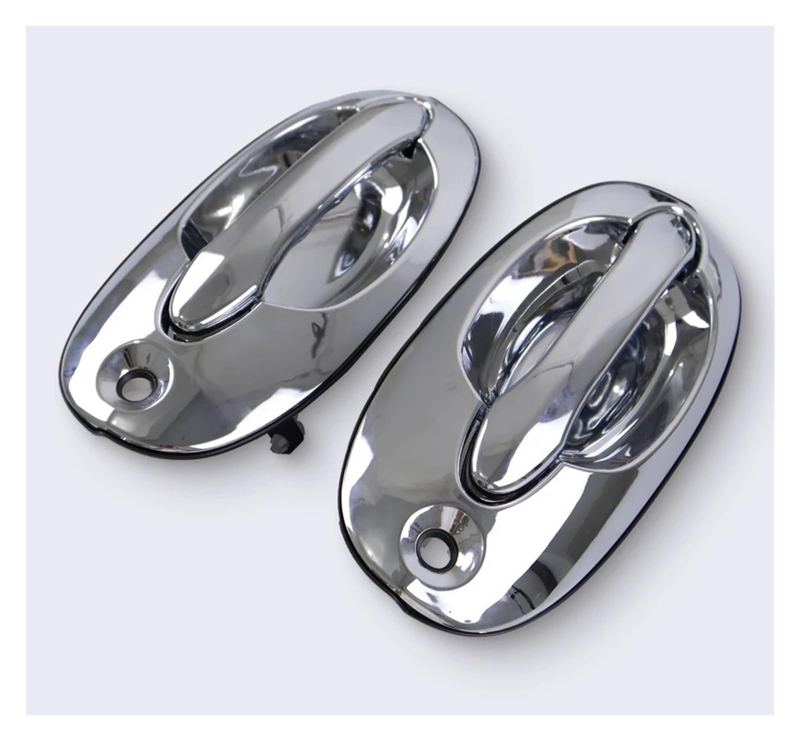 Tingyus 1Pair Front Ourside Outer Door Handle For Kia For Carnival 2000 2001 2002 2003 2004 2005 2006 Chrome Outer Outside Front Door Handle