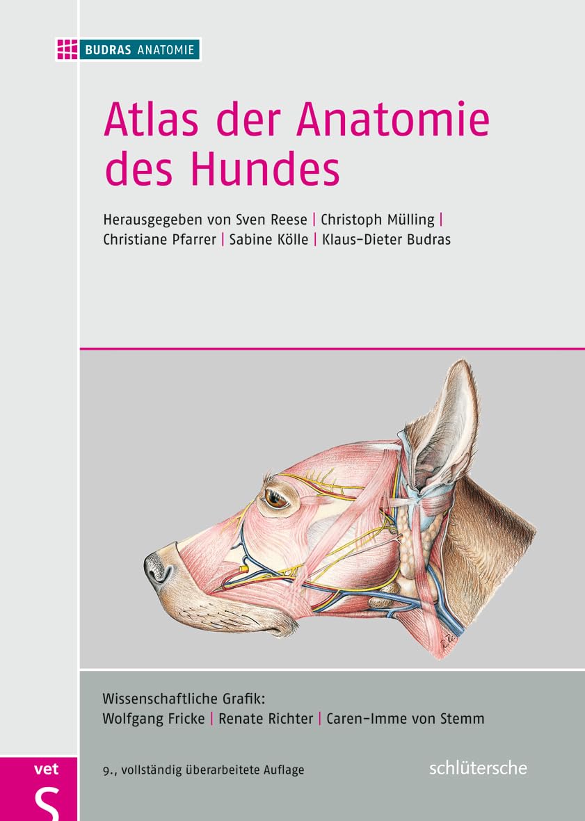 Atlas der Anatomie des Hundes: herausgegeben von Sven Reese, Christoph Mülling, Christiane Pfarrer, Sabine Kölle, Klaus-Dieter Budras