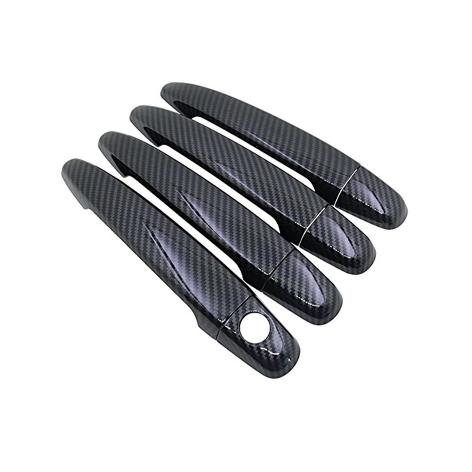 Drezzo No Button 4 Door Car Exterior Door Handle Door Handle Cover Trim Set For Toyota For Noah For Nav1 For Voxy R70 2007-2013(No Button 4 Door)