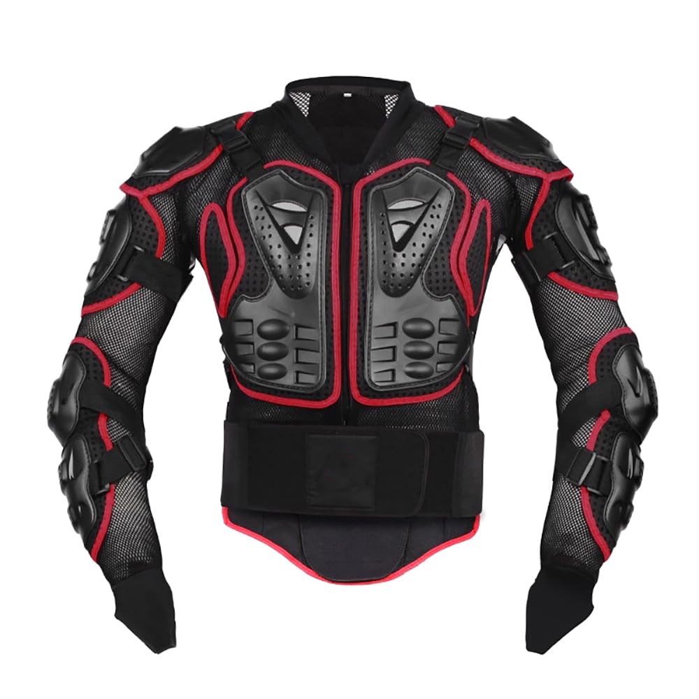 Motorrad Protektorenjacke Motocross Jacke Atmungsaktiv Armour und Atmungsaktiv Brustschutz KörperPanzer für Skatebording Quad Scooter ATV