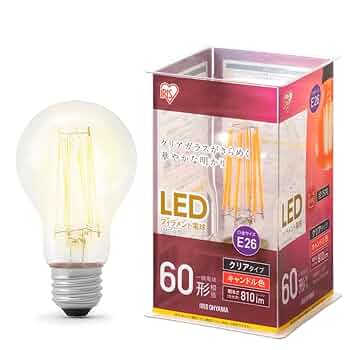 15個 アイリスオーヤマ 調光器対応 LEDフィラメント電球 60形 E26 imgrc0107589756.jpg