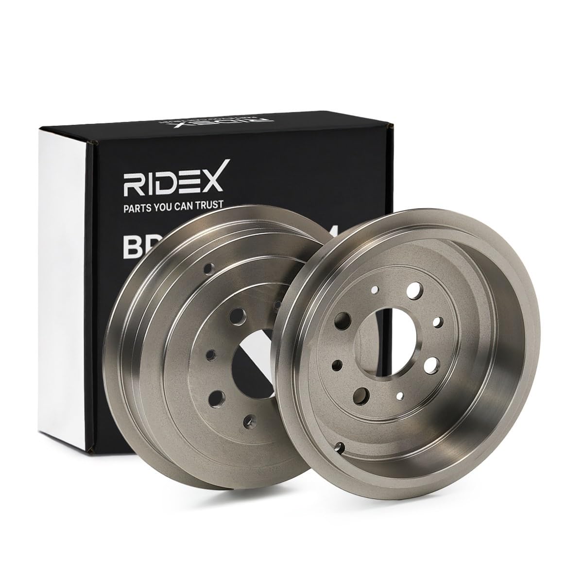 RIDEX 123B0081 2x Tambor de freno Trasero Tambores de freno Freno de tambor