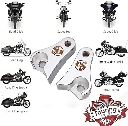 Miniatura 7 de VPZMT Kit de bajada de 1 pulgada para Harley Touring Street Glide, Road Glide, Ultra Limited, Special, bloques de bajada CVO con amortiguadores de