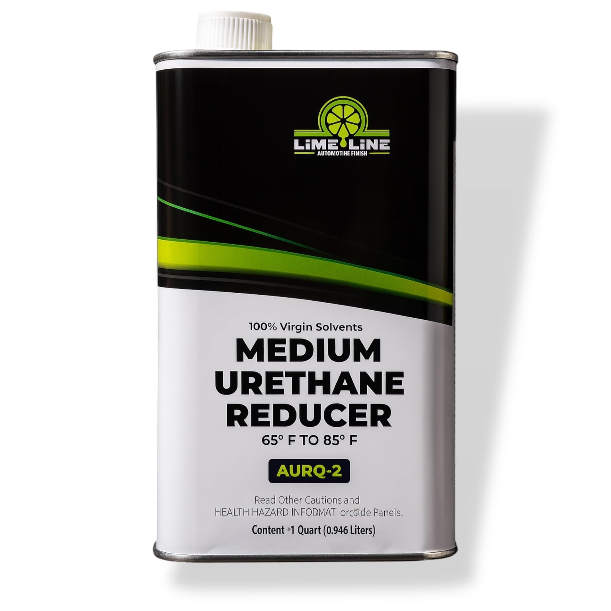 LiME LiNE Urethane Reducer for Thinning Automotive basecoats, Primers and Clearcoats (C- Medium Reducer Quart)