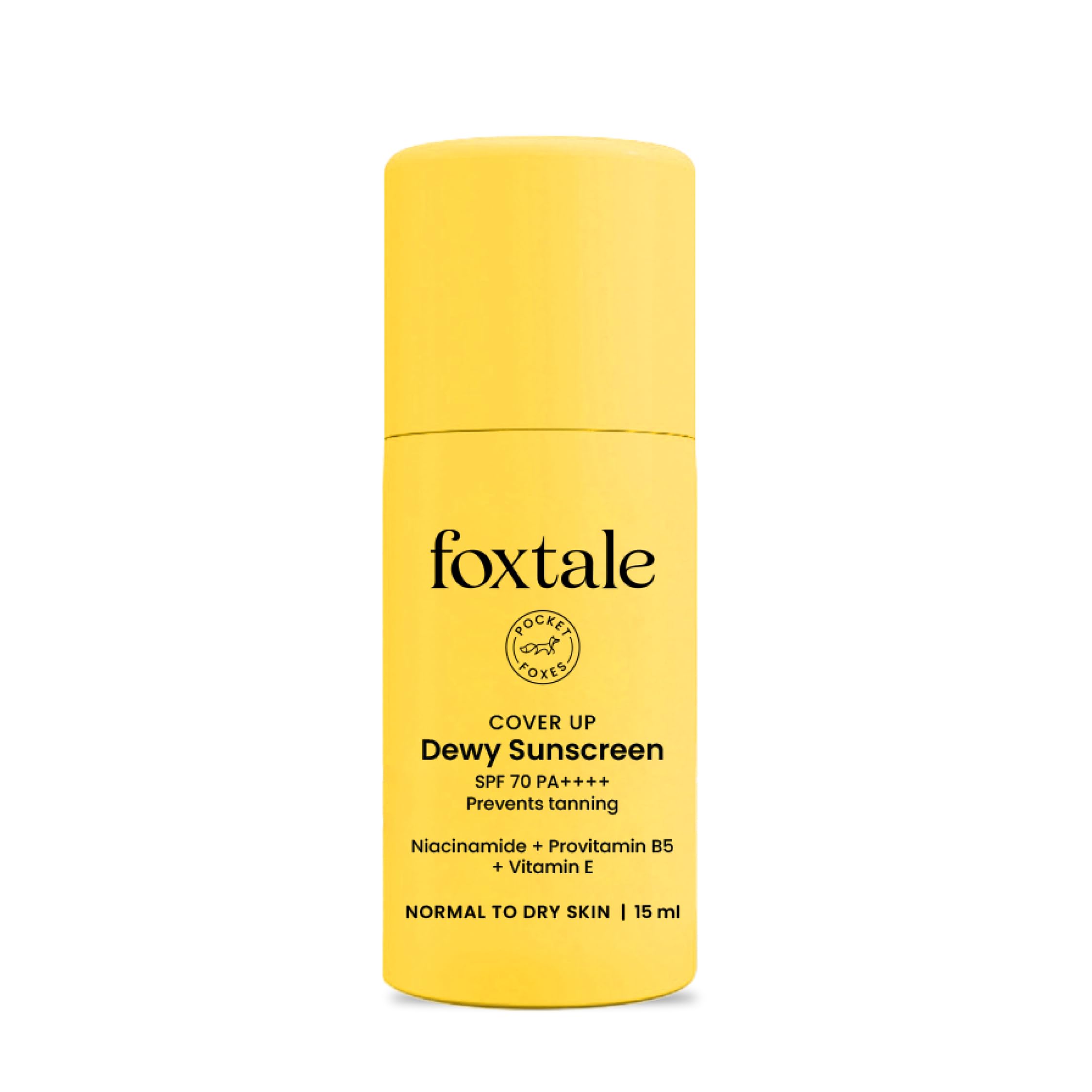 FoxTale SPF 70 Niacinamide Dewy Sunscreen 15 ml - Image 1