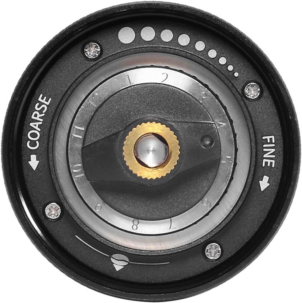 Manual Coffee Grinder - Stainless Steel Conical Burr Manual Coffee Grinder with Adjustable Settings Perfect for Home and Travel