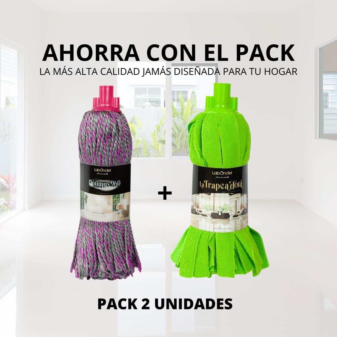 Pack Doble FREGONA Optimus 960+TRAPEADORA