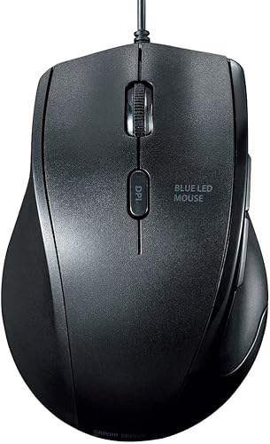 SANWA PC Mouse for Left Hand MA-BL165BK