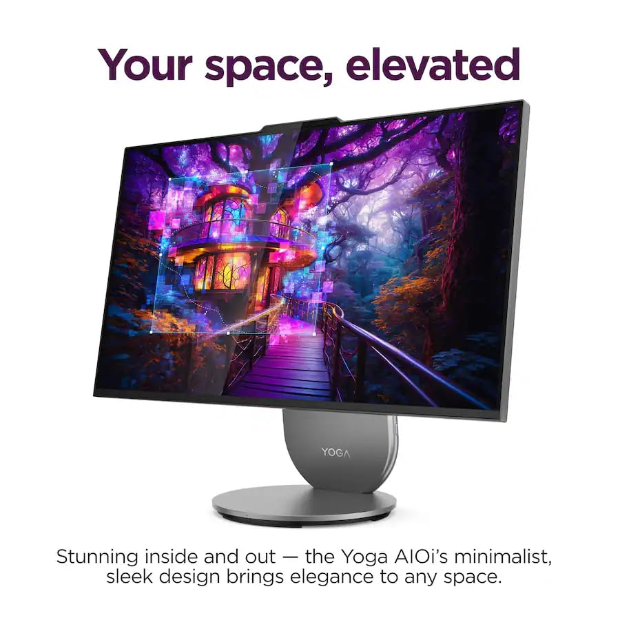Image of Lenovo Yoga All in one Desktop PC 2K QHD IPS Display Intel Ultra 7 255H