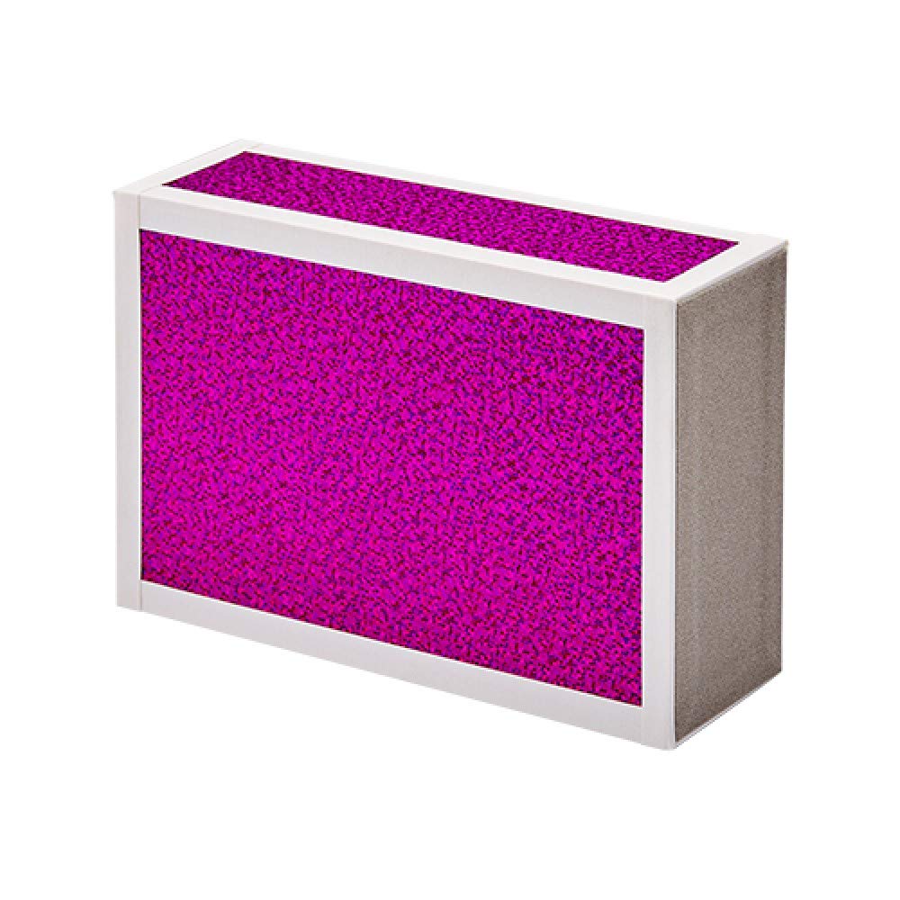 Henrys Juggling Wooden Cigar Box - Glitter Colors with White Tape (Purple)