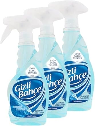 Ey p Sabri Tuncer Gizli Bah e Oda Spreyi Okyanus Ferahl  3 X 500 Ml