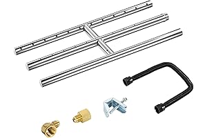 Skyflame 12" x 6" Gas Burner for Natural Gas Fireplaces