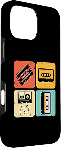 Miniatura 3 de Cassette Tape Music 70s 80s 90s Retro Playlist Case for iPhone 16 Pro Max