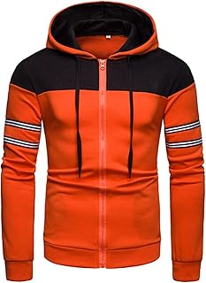 Gefomuofe Men's Sweat Jacket Bomber Jacket Transition Jacket Waterproof Outdoor Jacket Breathable Coat Winter Warm Zip Up Hoodie Sweat Jacket Jacket Cycling Jacket Softshell Jacket